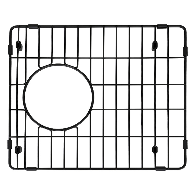 Custom Black Sink Bottom Grid for Protecting Kitchen Stainless Steel Sink