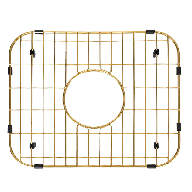 Kitchen Sink Bottom Grid - Gold Stainless Steel 304 Sink Protector SG-1020-HH