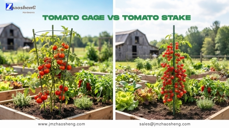 Tomato Cage vs Stake: Which Support Is Better for Tomatoes?